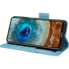 Mays Home1 Nokia X10 Için KILIF/X20 Cüzdan Kart Yuvaları Tutucu Manyetik Pu Deri Yan (Yurt Dışından)