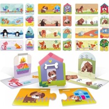 Toyfest Headu Babies & Habitats Puzzle - Anneler ve Bebekleri & Yaşam Alanları Puzzle