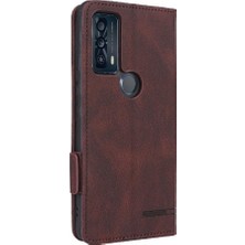 Mays Home1 Tcl 20B Tam Koruma Koruyucu Kapak Deri Için Kılıf Folio Flip Case (Yurt Dışından)