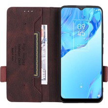 Mays Home1 Tcl 20B Tam Koruma Koruyucu Kapak Deri Için Kılıf Folio Flip Case (Yurt Dışından)