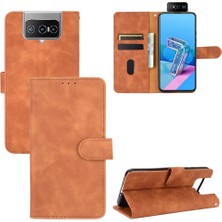 Mays Home1 Asus Zenfone 7 ZS670KS Için Kılıf Koruyucu Kapak Deri Folio Flip Case (Yurt Dışından)