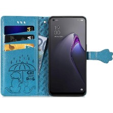 Mays Home1 Oppo Oppo 8 Flip Kapak Için Kılıf Kısa Kayış Darbeye Deri Kılıf (Yurt Dışından)