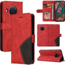 Mays Home1 Nokia X10/X20 Pu Deri Flip Folio Kılıf Kickstand Koruyucu (Yurt Dışından)