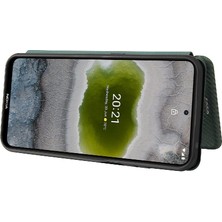 Mays Home1 Nokia X10/X20 Kart Ekleme Tam Koruma Manyetik Karbon Için Kılıf (Yurt Dışından)