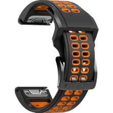 Daart Garmin Fenix 7/7 Pro Watch Band Quickfit 22MM Çift Sıralı Delikli Kayış (Yurt Dışından)