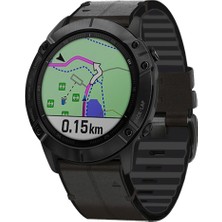 Daart Garmin Quickfit 22MM Pu Deri Kaplamalı Silikon Bant Ayarlanabilir Saat Kayışı (Yurt Dışından)