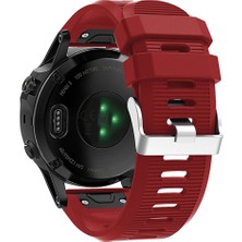 Daart Garmin Fenix 6x / Fenix 7x / Instinct 2x Akıllı Saat Bandı Quickfit 26MM Silikon Kayış (Yurt Dışından)