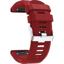 Daart Garmin Fenix 6x / Fenix 7x / Instinct 2x Akıllı Saat Bandı Quickfit 26MM Silikon Kayış (Yurt Dışından)