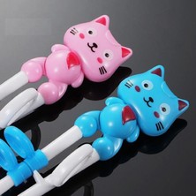 Rainbow Mavi Kedi Figürlü Eğitici Çocuk Chopstick