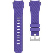 Kreton Haylou Rs3 LS04 ile Uyumlu Kordon Tırtık Desenli Tokalı Silikon Kayış