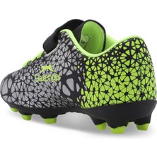 Slazenger CRYSTAL Unisex Çocuk Halısaha Futbol Kramponu Siyah / Yeşil
