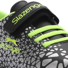 Slazenger CRYSTAL Unisex Çocuk Halısaha Futbol Kramponu Siyah / Yeşil