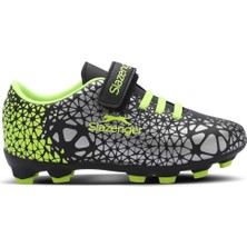 Slazenger CRYSTAL Unisex Çocuk Halısaha Futbol Kramponu Siyah / Yeşil