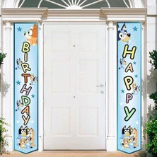 Parti Dükkanım Bluey Kapı Afişi 160*30 cm
