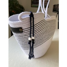 Double Knot Design Bailey Plaj Çantası , Kol Çantası, El Çantası Clutch, Portföy , Kadın Çanta, Yazlık, Hediyelik