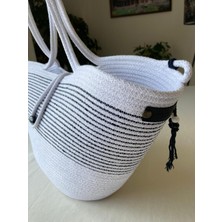 Double Knot Design Bailey Plaj Çantası , Kol Çantası, El Çantası Clutch, Portföy , Kadın Çanta, Yazlık, Hediyelik