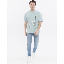 Glendi Oversize Baskılı Tişört