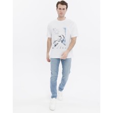 Glendi Oversize Baskılı Tişört