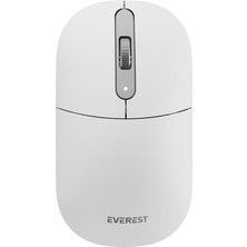 Everest SMW-384 USB Beyaz 2.4ghz Kablosuz Mouse Wireless Mouse Ultra Premium Süper Sessiz