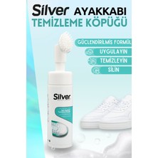 Silver Fırçalı Spor Ayakkabı Bakım Temizleme Köpüğü Güçlendirilmiş Formül 150 ml