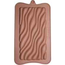 Depposite Silikon Çikolata Kalıbı Dalgalı Tablet