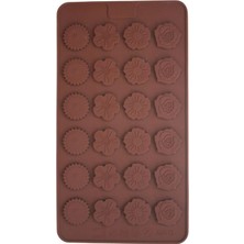 Depposite Silikon Çikolata Kalıbı Ince Çiçekler