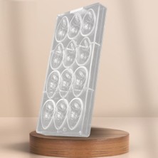 Depposite Polikarbon Çikolata Kalıbı Yumurta 12’li No:01