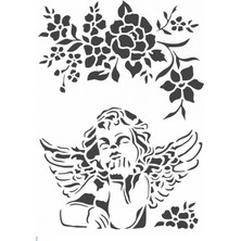 Stencil Sarayi Boyama Şablon Figür - 4062