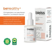Bleiss beHealthy + Cilt Aydınlatıcı ve Leke Karşıtı Vitamin C ve Arbutin Serum