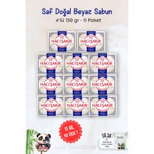 Hacı Şakir 11 Al 10 Öde Hacı Şakir Saf Doğal Sabun 4 x 150 gr ve Rosıe