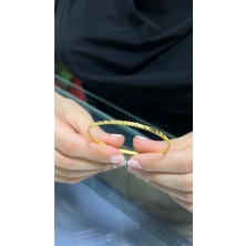 Kuyumcu Nurettin 10 gr (Gram) Iki Telli Adana Burma Bilezik 22 Ayar Altın