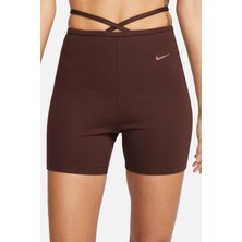 Nike Sportswear Everyday Modern 5 Inch Biker Shorts Kadın Tayt Şort Kahverengi