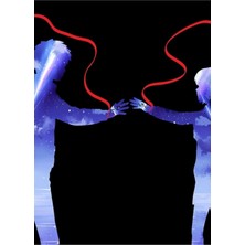 Jeronkarji Kimi No Na Wa Adınız Anime Mitsuha ve Taki Comet Tablo Ahşap Poster Dekoratif