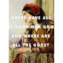 Jeronkarji Bir Kahramana Aşık Kadın Tablo Ahşap Poster Dekoratif