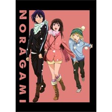 Jeronkarji Yato Hiyori Yukine - Noragami Anime Tablo Ahşap Poster Dekoratif