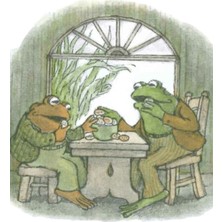 Jeronkarji Tablo Ahşap Poster Dekoratif Kurbağa ve Kurbağa ile Kurabiye Partisi