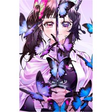 Jeronkarji Kanao Tsuyuri x Kocho Shinobu Tablo Ahşap Poster Dekoratif
