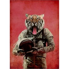 Jeronkarji Uzay Kaplanı Tablo Ahşap Poster Dekoratif