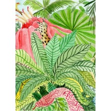 Jeronkarji Orman Yılanı Tablo Ahşap Poster Dekoratif