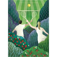 Jeronkarji Tenis Tablo Ahşap Poster Dekoratif