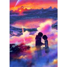 Jeronkarji Kimi No Na Wa//adınız Anime 38 Tablo Ahşap Poster Dekoratif