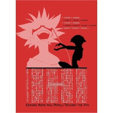 Jeronkarji Ed - Kovboy Bebop Tablo Ahşap Poster Dekoratif