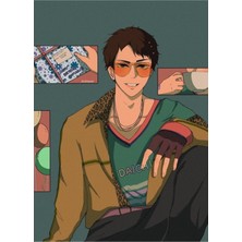 Jeronkarji Daichi Sawamura Doğum Günü Retro Tarzı Tablo Ahşap Poster Dekoratif