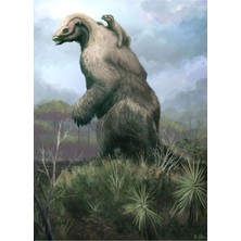Jeronkarji Megatherium Tablo Ahşap Poster Dekoratif