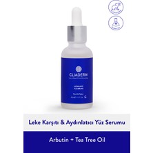 Cliaderm Leke Karşıtı Etkili Aydınlatıcı Yüz Serumu 30 ml (Arbutin & Çay Ağacı Yağı & Kalendula Suyu)