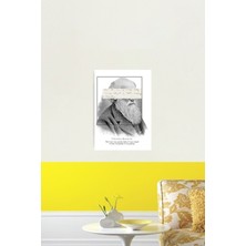 Jeronkarji Charles Darwin Kendini Aptal Hissetmek Tablo Ahşap Poster Dekoratif