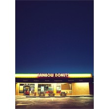 Jeronkarji Gökkuşağı Çörekleri. Tablo Ahşap Poster Dekoratif