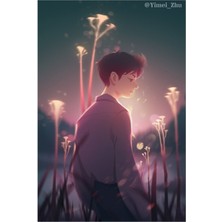 Jeronkarji Glow Tablo Ahşap Poster Dekoratif KOD5817