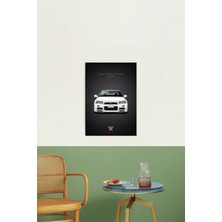 Jeronkarji Nissan Skyline Gt-R (R34) Tablo Ahşap Poster Dekoratif