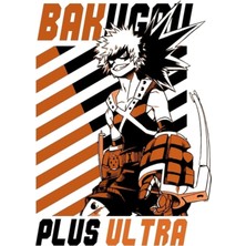 Jeronkarji Katsuki Bakugou V2 Tablo Ahşap Poster Dekoratif
